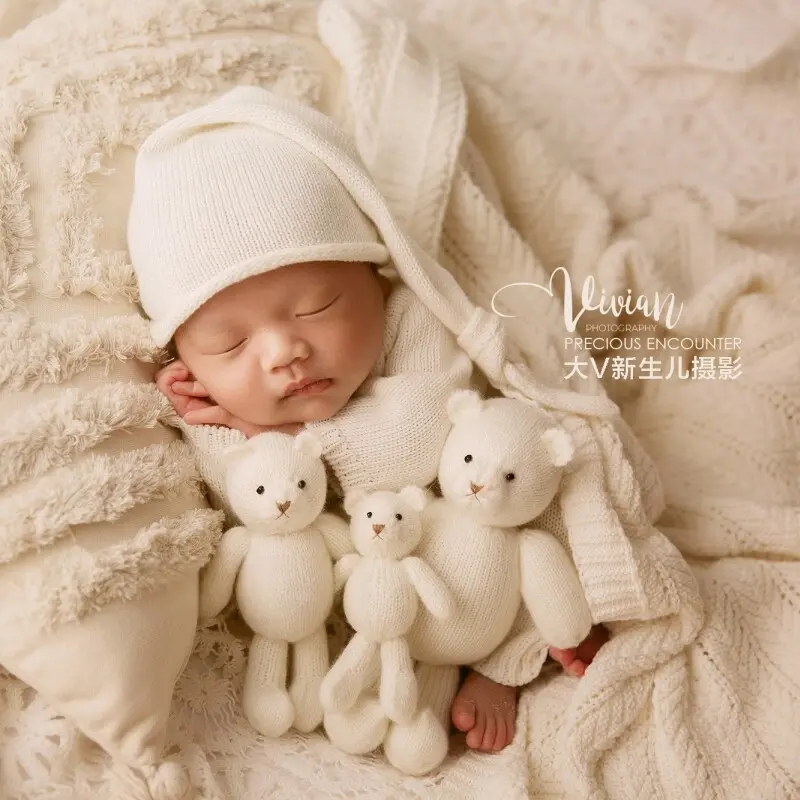 White Bear Theme Set - Newborn Photography Props - Image 5